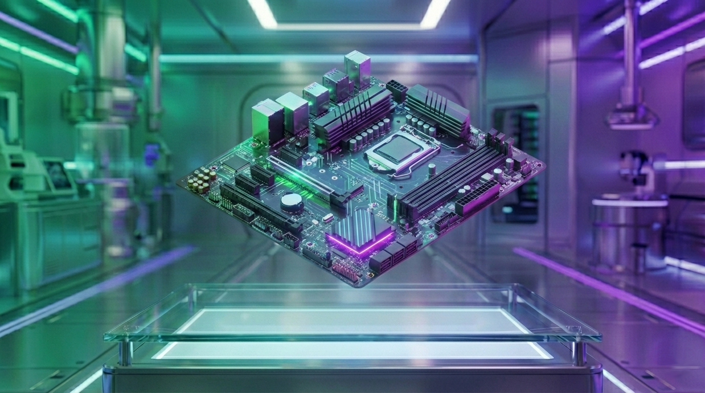 Carte mère dans laboratoire it