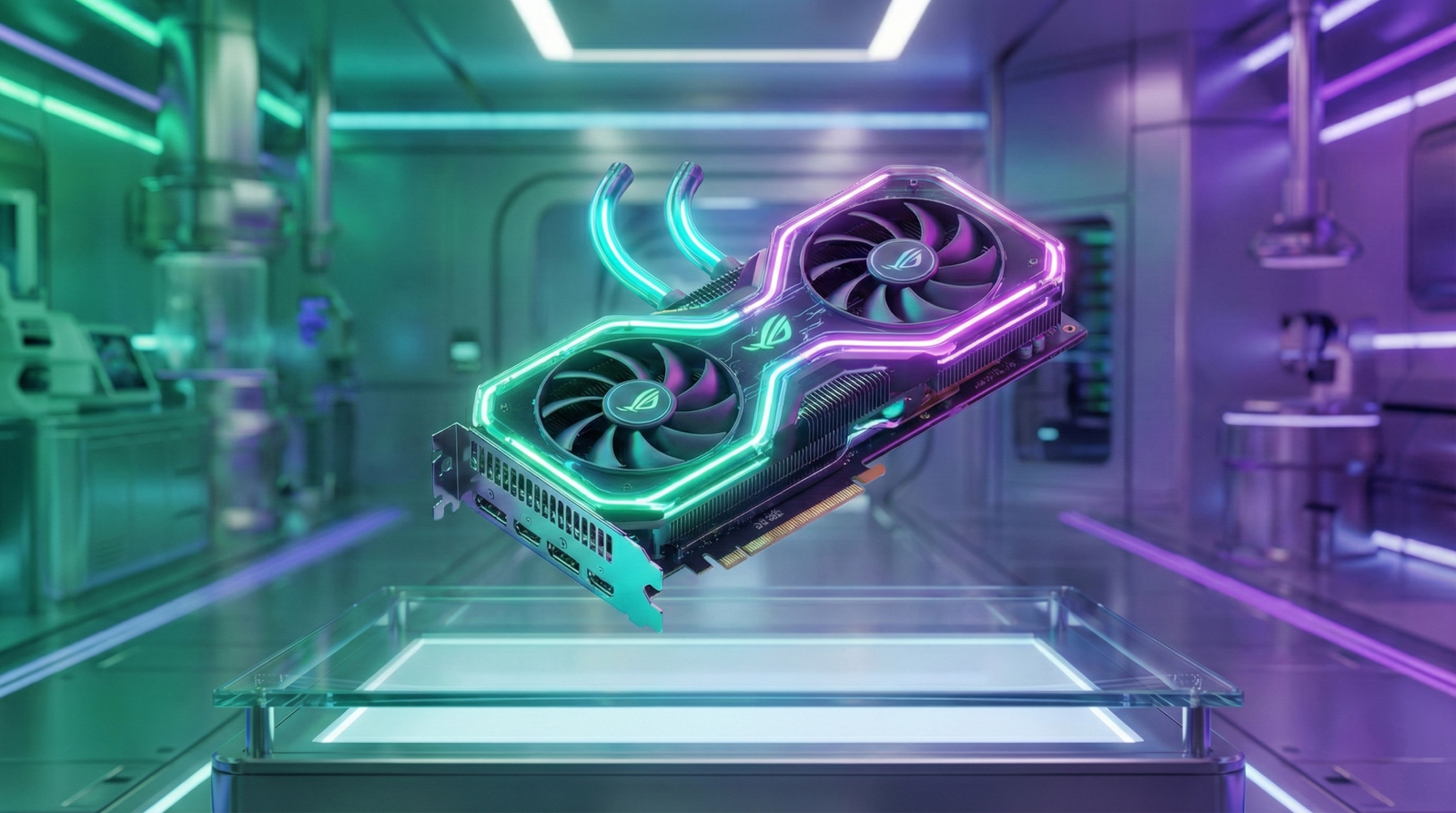 Carte Graphique IA dans laboratoire